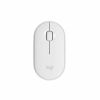Picture of Logitech Pebble M350 Wireless Mouse with Bluetooth or USB - Silent, Slim Computer Mouse with Quiet Click for iPad, Laptop, Notebook, PC and Mac - Off White
