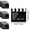 Picture of 10 Pieces Movie Clapboard Cardboard Clapper Board Writable Cut Action Scene Board for Movies Films Photo Props