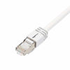 Picture of Amazon Basics RJ45 Cat 7 High-Speed Gigabit Ethernet Patch Internet Cable, 10Gbps, 600MHz - White, 1-Foot