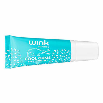 Picture of Wink Naturals Baby Teething Relief for Infants and Kids, Cooling, Soothing Natural Gel for Sore Gums and Other Teething Discomfort, May Be Used As A Toddler Training Toothpaste (15 ml)