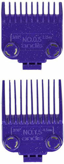 Picture of Andis 01420 Master Clipper Magnetic Comb Set - Dual Pack Sizes 0.5 & 1.5