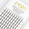 Picture of EMEDA Premade Fans Eyelash Extensions Mixed Tray 0.10 C D Curl 5D Premade Volume Eyelash Extensions Long Stem Pre Made Fanned Russian Volume Lash Extensions 5D .10 D Curl 9-15mm Mix Tray