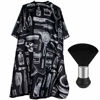 Picture of Professional Hair Cutting Cape with Neck Duster Brush, Salon Barber Cape, Hair Cutting Accessories (Floral Print)