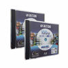 Picture of 2 Pack Ritek BD-RE XL Rewritable BDXL 100GB Triple Layers 2X White Inkjet Hub Printable Blank Disc