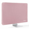 Picture of MOSISO Monitor Dust Cover 22, 23, 24, 25 inch Anti-Static Polyester LCD/LED/HD Panel Case Screen Display Protective Sleeve Compatible with 22-25 inch iMac, PC, Desktop Computer and TV, Pink