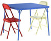 Picture of Flash Furniture Kids Colorful 3 Piece Folding Table and Chair Set
