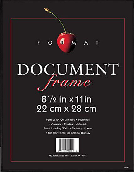 Picture of MCS Format Frame, 8.5 x 11 in, Black