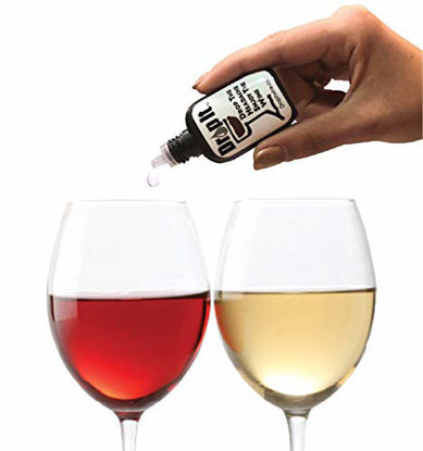 Picture of Drop It Wine Drops, 1 Pack - Natural Wine Sulfite Remover and Wine Tannin Remover - Enjoy Wine Again, Works in Just 20 Seconds - Portable and Discreet - A Wine Filter or Wand Alternative
