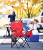 Picture of Coleman Portable Quad Camping Chair with Cooler , Red, 37" x 24" x 40.5"