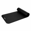 Picture of Retrospec Solana Yoga Mat Thick w/Nylon Strap for Men & Women, Black, 1/2 inch (3406s)