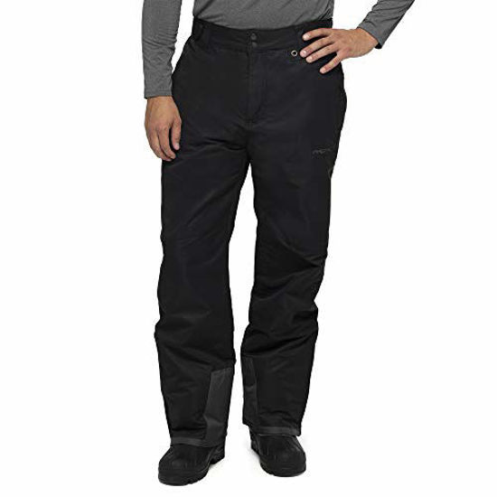 Picture of Arctix Men's Essential Snow Pants, Black/Charcoal, 4X-Large (52-54W 32L)