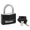 Picture of Master Lock 141D Covered Aluminum Keyed Padlock, 1 Pack, Black