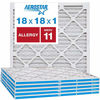 Picture of Aerostar Allergen & Pet Dander 18x18x1 MERV 11 Pleated Air Filter, Made in the USA, (Actual Size: 17 3/4"x17 3/4"x3/4"), 6-Pack