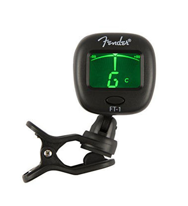 Picture of FT-1 Professional Clip on Tuner for Acoustic Guitar, Electric Guitar, Bass, Mandolin, Violin, Ukulele, and Banjo