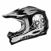 Picture of XFMT DOT Youth Kids Motocross Offroad Street Dirt Bike Helmet Youth Motorcycle ATV Helmet with Goggles Gloves Black Skull M