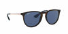 Picture of Ray-Ban Women's RB4171 Erika Polarized Round Sunglasses, Havana/Dark Blue, 54 mm