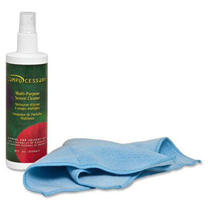 Picture of Compucessory LDC/Plasma Screen Cleaner with Cloth - Cleaning Kit - Green (1)