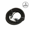 Picture of Rockford Fosgate RFI-20 20' Twisted 2 Ch RCA Car Audio Signal Cables (3 Pack)