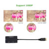 Picture of CABLEDECONN Multi-Function Displayport Dp to HDMI/DVI/VGA Male to Female 3-in-1 Adapter Converter Cable