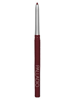 Picture of Palladio, Retractable Waterproof Lip Liner High Pigmented and Creamy Color Slim Twist Up Smudge Proof Formula with Long Lasting All Day Wear No Sharpener Required, Black Berry, 1 Count