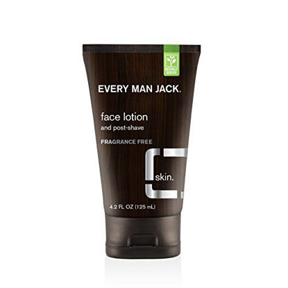 Picture of Every Man Jack Face Lotion, Fragrance Free, 4.2 Fluid Ounce