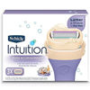 Picture of Schick Intuition Pure Nourishment Womens Razor Refills with Coconut Milk and Almond Oil, 12 count