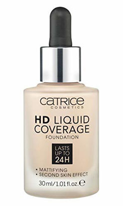 Picture of Catrice | HD Liquid Coverage Foundation | High & Natural Coverage | Vegan & Cruelty Free (010 | Light Beige)