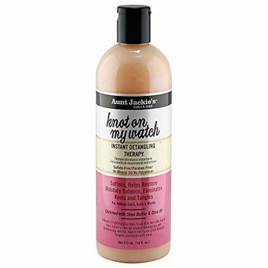 Picture of Aunt Jackie's Curls and Coils Quench Moisture Intensive Leave-In Hair Conditioner for Natural Curls, Coils and Waves, Enriched with Shea Butter