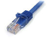 Picture of StarTech.com Cat5e Ethernet Cable20 ft - Blue - Patch Cable - Snagless Cat5e Cable - Network Cable - Ethernet Cord - Cat 5e Cable - 20ft (RJ45PATCH20)