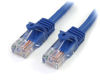 Picture of StarTech.com Cat5e Ethernet Cable20 ft - Blue - Patch Cable - Snagless Cat5e Cable - Network Cable - Ethernet Cord - Cat 5e Cable - 20ft (RJ45PATCH20)