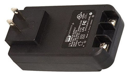 Picture of Jameco Reliapro ST-122A Wall Adapter for Transformer Regulated Switching, 12V DC, 2 Amp Screw Terminal, UL-CUL-CEC, 3.8" H x 2.1" W x 1.6" D, Black