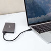 Picture of Cable Matters Premium Aluminum 10Gbps Gen 2 USB C Hard Drive Enclosure for 2.5" SSD/HDD with USB-C and USB-A Cables - Thunderbolt 3 Port Compatible with MacBook Pro, MacBook Air, and More