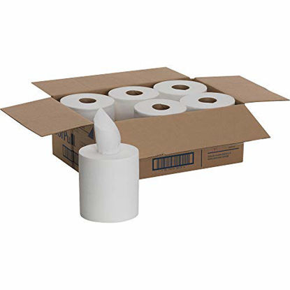 Picture of SofPull Regular Centerpull Premium Paper Towel by GP PRO (Georgia-Pacific), White, 28124, 324 Sheets Per Roll, 6 Rolls Per Case