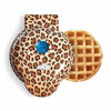 Picture of Dash DMW100LP Machine for Individual, Paninis, Hash Browns, & other Mini waffle maker, 4 inch, Orange Leopard