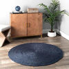 Picture of nuLOOM Rigo Hand Woven Jute Accent Rug, 2' x 3', Navy