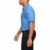 Picture of Under Armour Men's Tech Golf Polo, Carolina Blue (475)/Pitch Gray, Medium