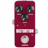 Picture of Distortion Guitar Pedal, Mini Effect Pedal Processor of Classic Distortion Tone Effect Universal for Guitar and Bass, Exclude Power Adapter - KOKKO (FDS2)