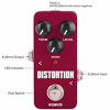 Picture of Distortion Guitar Pedal, Mini Effect Pedal Processor of Classic Distortion Tone Effect Universal for Guitar and Bass, Exclude Power Adapter - KOKKO (FDS2)