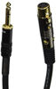 Picture of Monoprice 104768 3-Feet Premier Series XLR Female to 1/4-Inch TRS Male 16AWG Cable gold