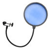 Picture of Seismic Audio - SA-MicScreenBlue - Flexible Microphone Wind Screen Studio Mic Pop Filter Blue