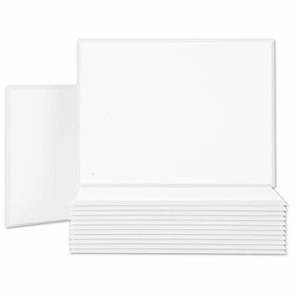 Picture of BUBOS 12 Pack Acoustic Panels Sound Proof Padding,16 X 12 X 0.4 Inches Sound Dampening Panels Bevled Edge Sound Panels, Used in Wall Decoration and Acoustic Treatment,White
