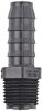 Picture of Spears 1436 Series PVC Tube Fitting, Adapter, Schedule 40, Gray, 1/2" Barbed x NPT Male