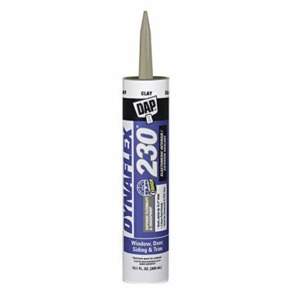 Picture of DAP INC 18416 DAP DYNAFLEX 230 Premium Elastomeric Interior and Exterior Sealant, 10.1-Ounce, Clay, 10 Ounces