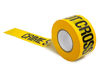 Picture of Crime Scene Do Not Cross Barricade Tape 3 inch X 1000 feet  Bright Yellow with a bold Black Print for High Visibility  3 in. wide for Maximum Readability  Tear Resistant Design