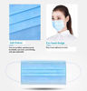 Picture of Disposable Face Masks - 50 PCS - For Home & Office - 3-Ply Breathable & Comfortable Filter Safety Mask