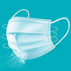 Picture of Disposable Face Masks - 50 PCS - For Home & Office - 3-Ply Breathable & Comfortable Filter Safety Mask