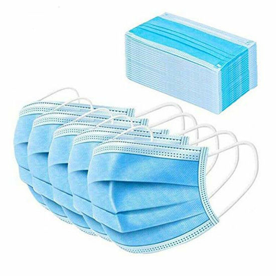 Picture of 50 PCS Disposable Face Mask, 3 Layers Filter Non-Woven Anti Dust Ear Loop Comfort