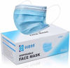 Picture of 50 PCS Disposable Face Mask, 3 Layers Filter Non-Woven Anti Dust Ear Loop Comfort