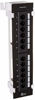 Picture of Monoprice 12-Port Vertical Cat6 Mini Patch Panel (110 Type) (568A/B)