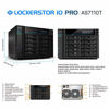 Picture of Asustor Lockerstor 10 Pro| AS7110T | Enterprise Network Attached Storage | 3.4GHz Quad-Core, One 10GbE Port, Three 2.5GbE Ports, Two M.2 Slots for NVMe SSD Cache, 8GB RAM DDR4 (10 Bay Diskless NAS)